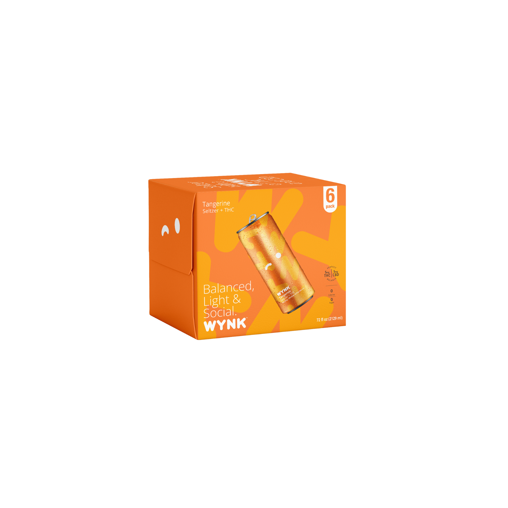 Wynk - Tangerine - 5mg THC Seltzer- 6pk