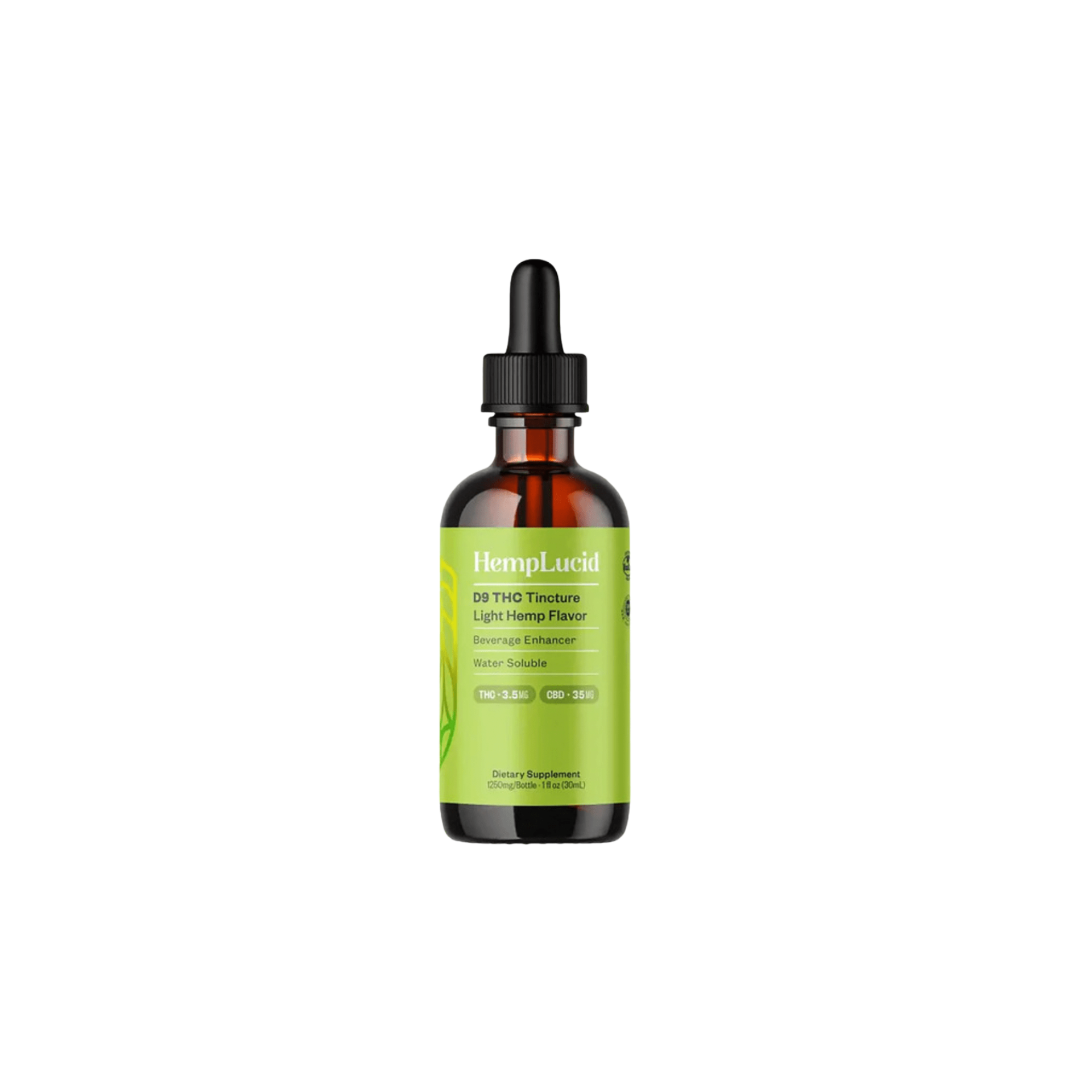 HempLucid - Delta 9 THC Beverage Enhancer - Natural Flavor - 30ml Bottle - 3.5MG - Buzz by Boisson