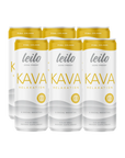Pack of Leilo Pina Colada cans on a transparent background