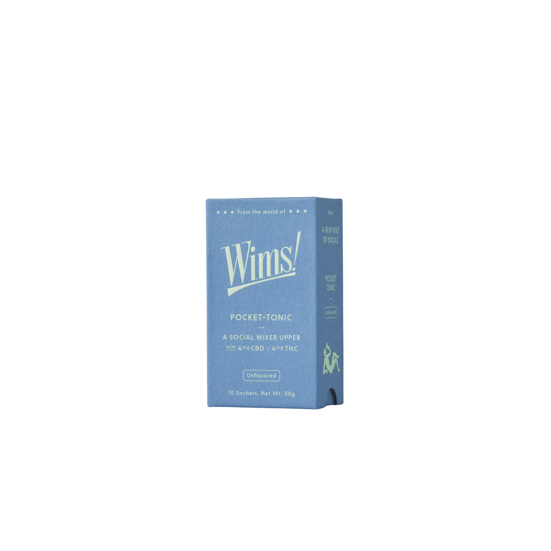 Wims Unflavored Pocket - Tonic™ - 10 Count Box - Unflavored - Buzz by Boisson