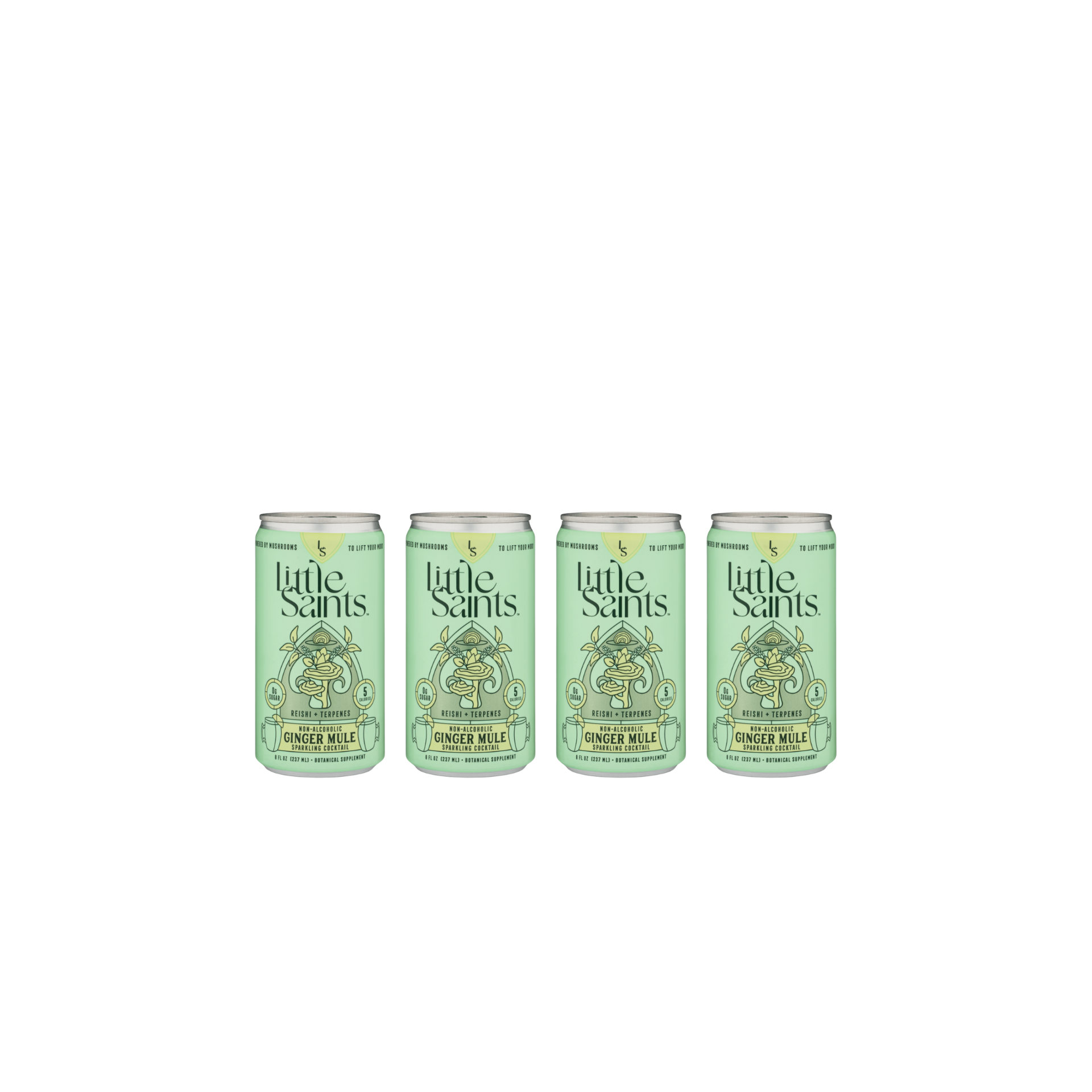 Little Saints Ginger Mule Non-Alcoholic Cocktail (4 Pack)