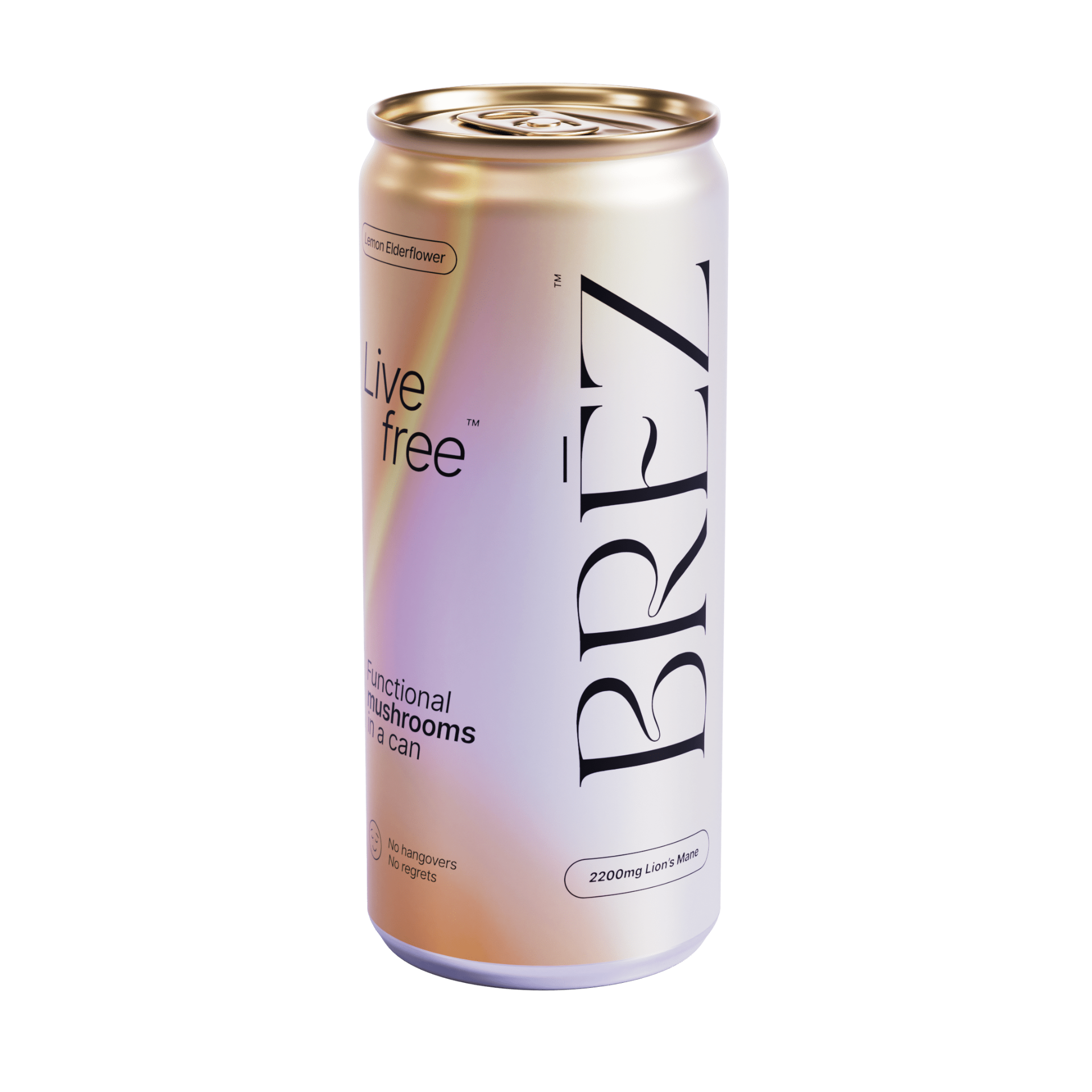 BRĒZ Flow Lion's Mane 12oz - 4 Pack - Buzz by Boisson