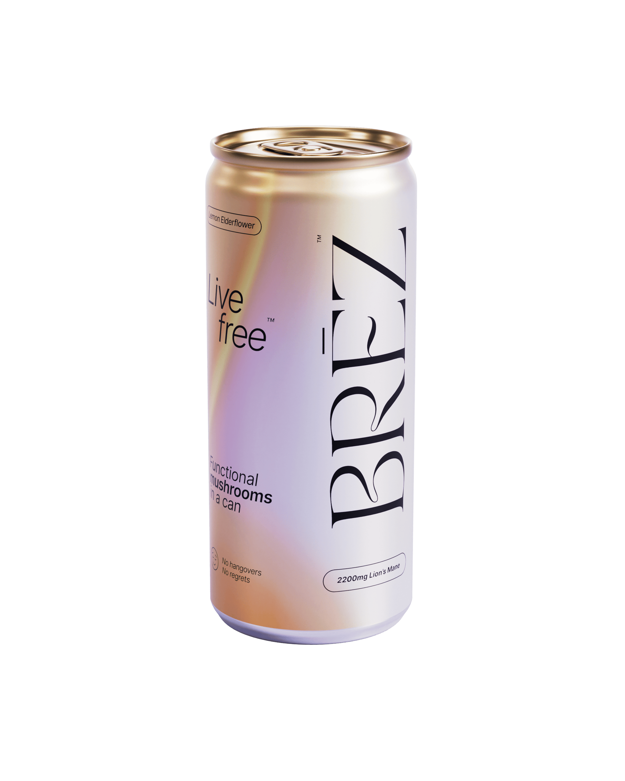 BRĒZ Flow Lion's Mane 12oz - 4 Pack - Buzz by Boisson