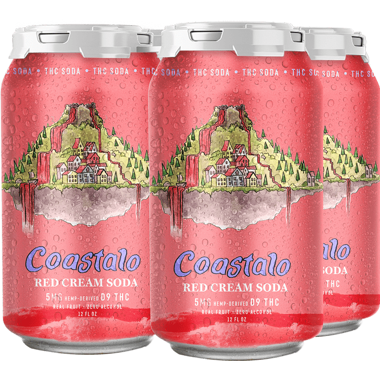 Coastalo Red Cream Soda 4 pack - Buzz by Boisson