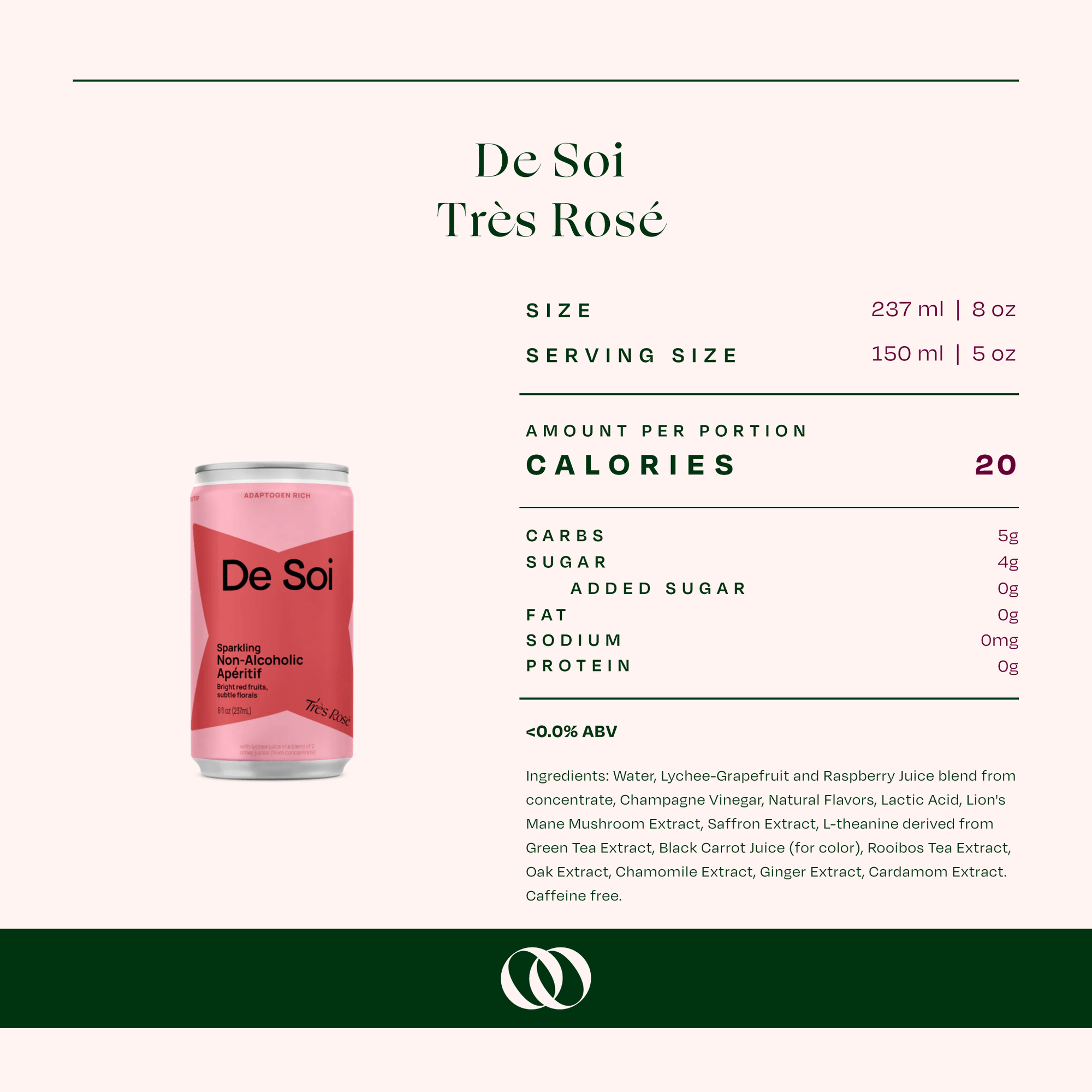 De Soi - Tres Rose 4 - pack (8oz cans) - Buzz by Boisson