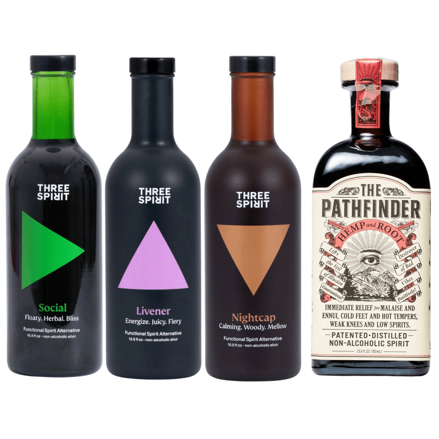 Functional Spirits Bundle - 4 Bottles - Buzz by Boisson