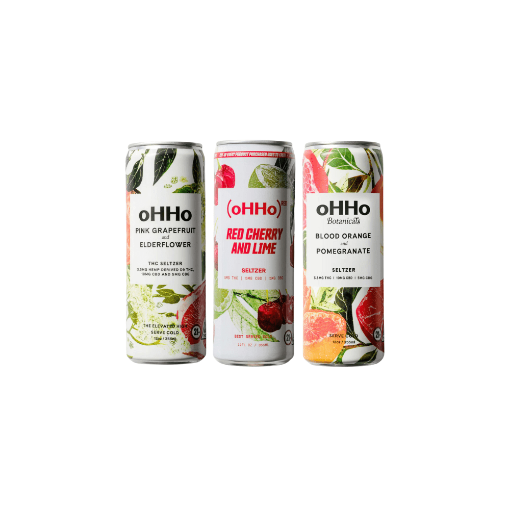 oHHo 5mg Sampler Bundle - 12 Cans - Buzz by Boisson