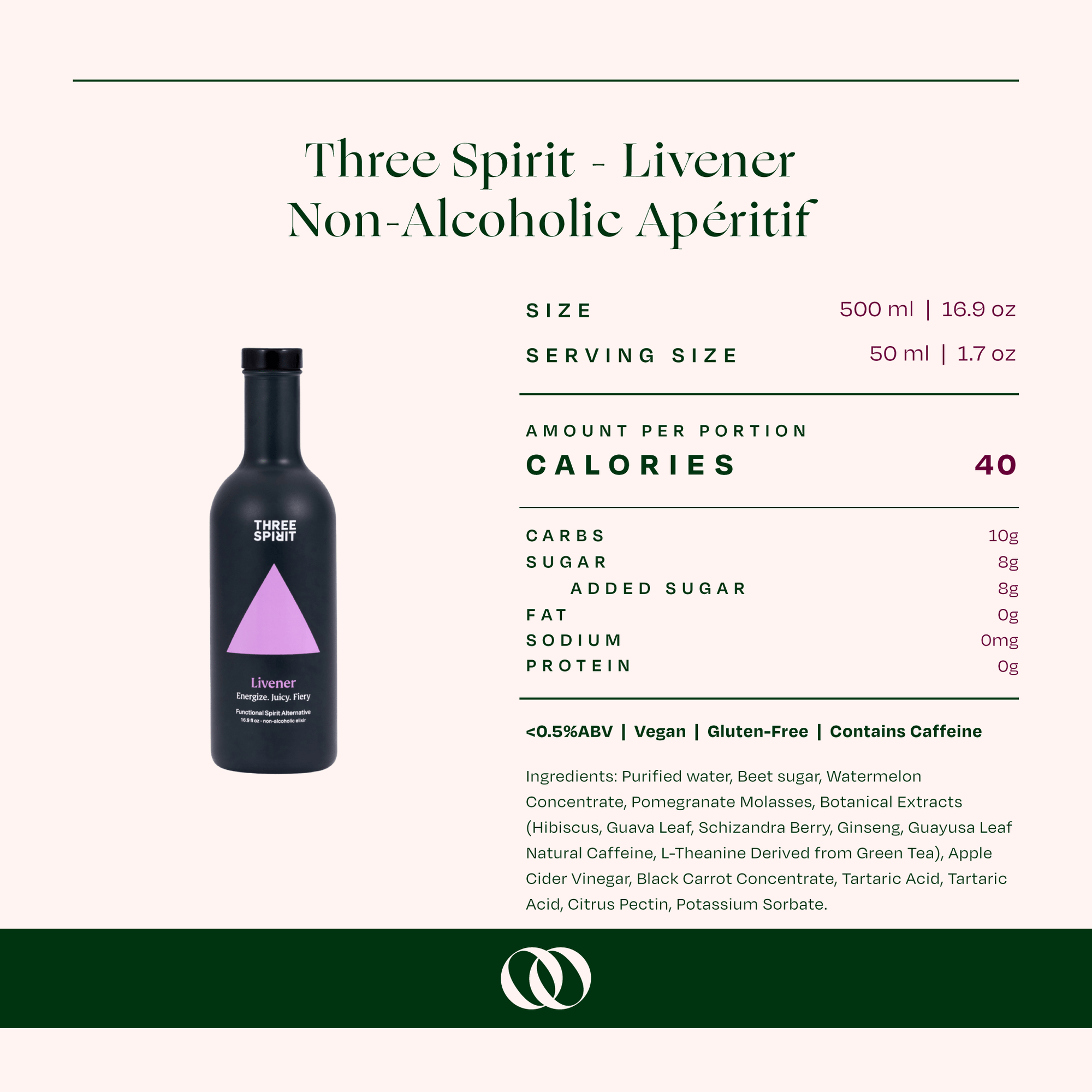 Three Spirit Livener Non - Alcoholic Apéritif - Buzz by Boisson